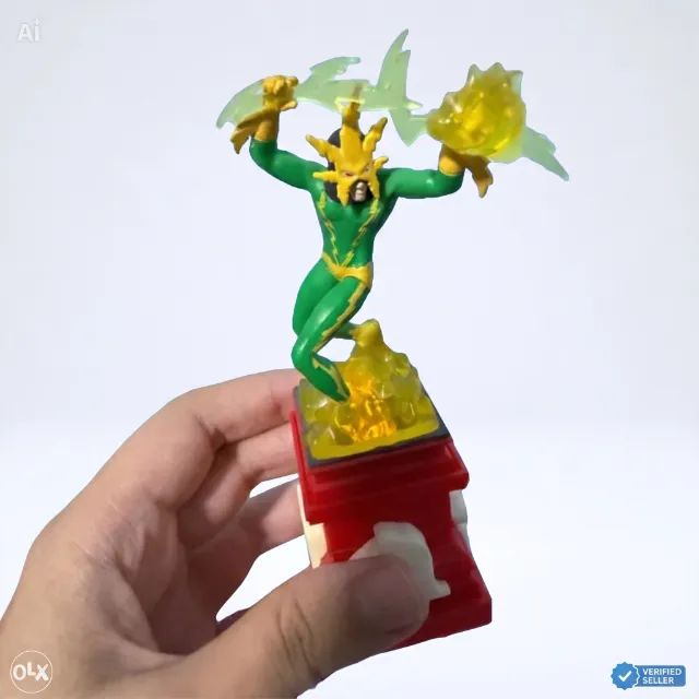 Electro no plástico - Peça de Xadrez Marvel Planeta Deagostini. - Foto 3