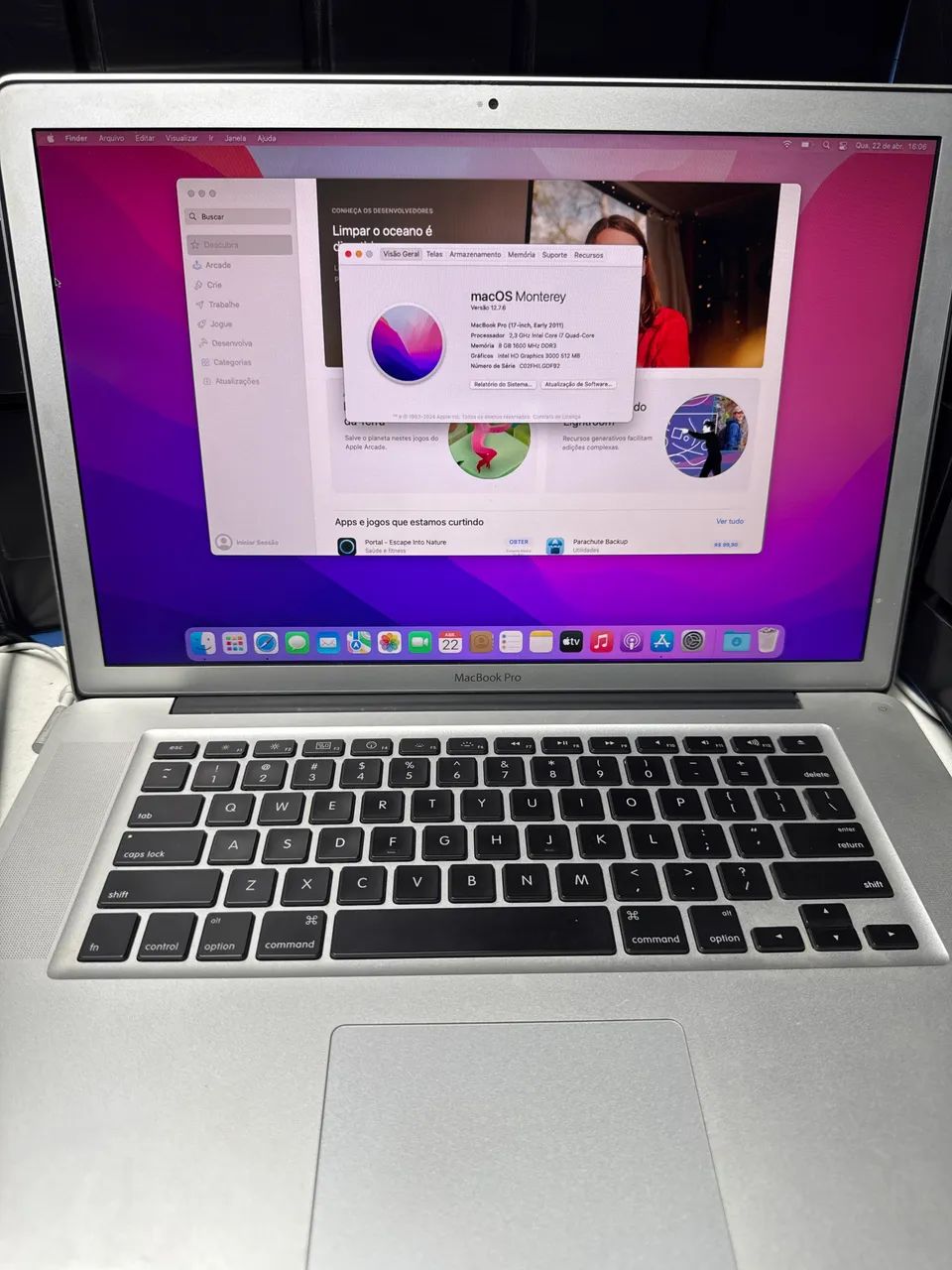 Macbook pro (monterey) - Computadores e Desktops - Balneário Mar