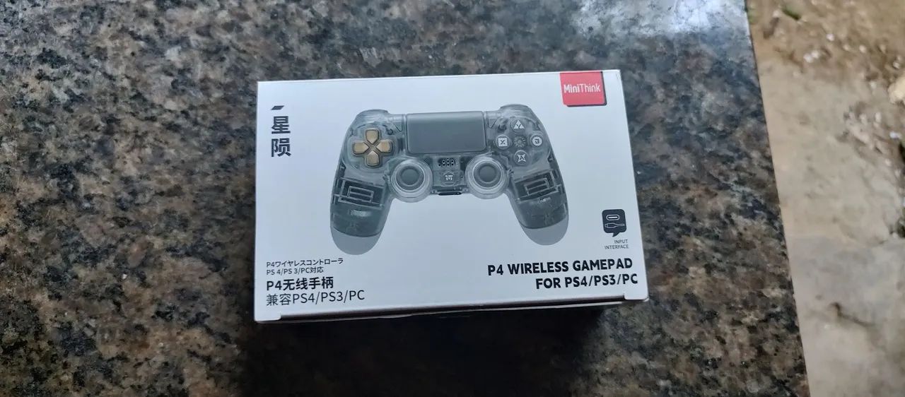 Controle de ps4 MiniThink  Wireless sem fio 