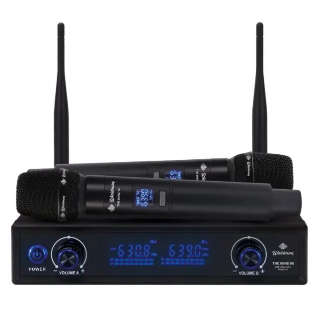 MICROFONE SEM FIO (DUPLO) MARCA WALDMAN WTW-96/570