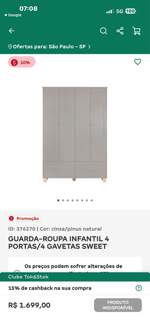 Armário infantil Matic - Foto 3
