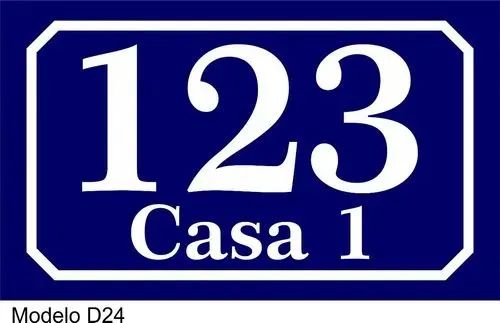 Placas com número de residência  - Foto 5