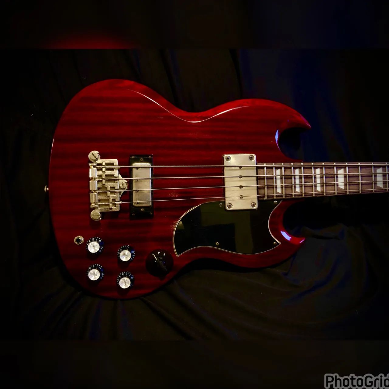 Epiphone　EB-3 Bass Cherry SGベース ジャンク Contrabaixo Epiphone EB-3 SG Bass cor cereja burgundy para destros