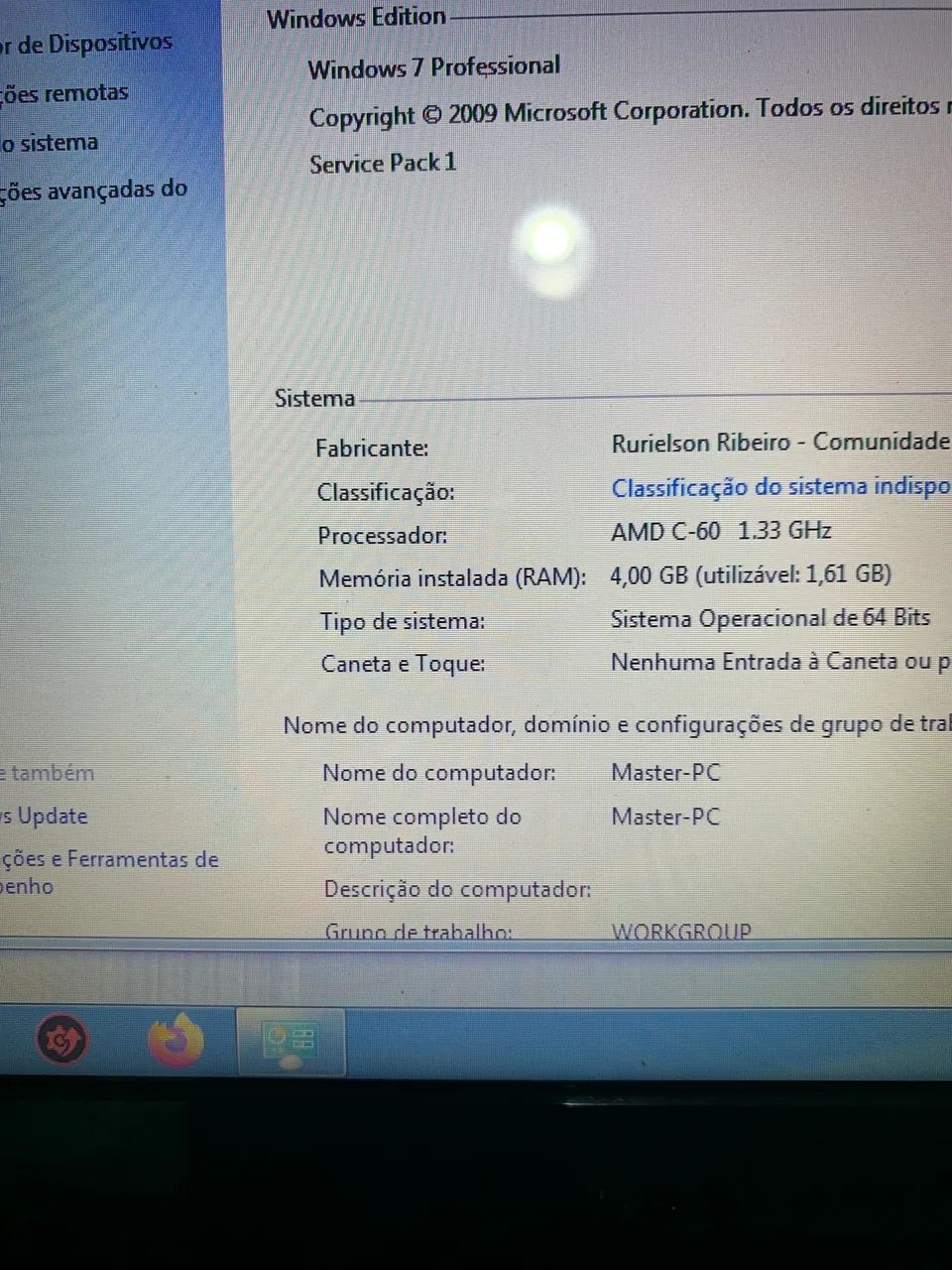 Notebook positivo Sim + 6630 AMD 4Gb HD 500Gb  - Foto 2