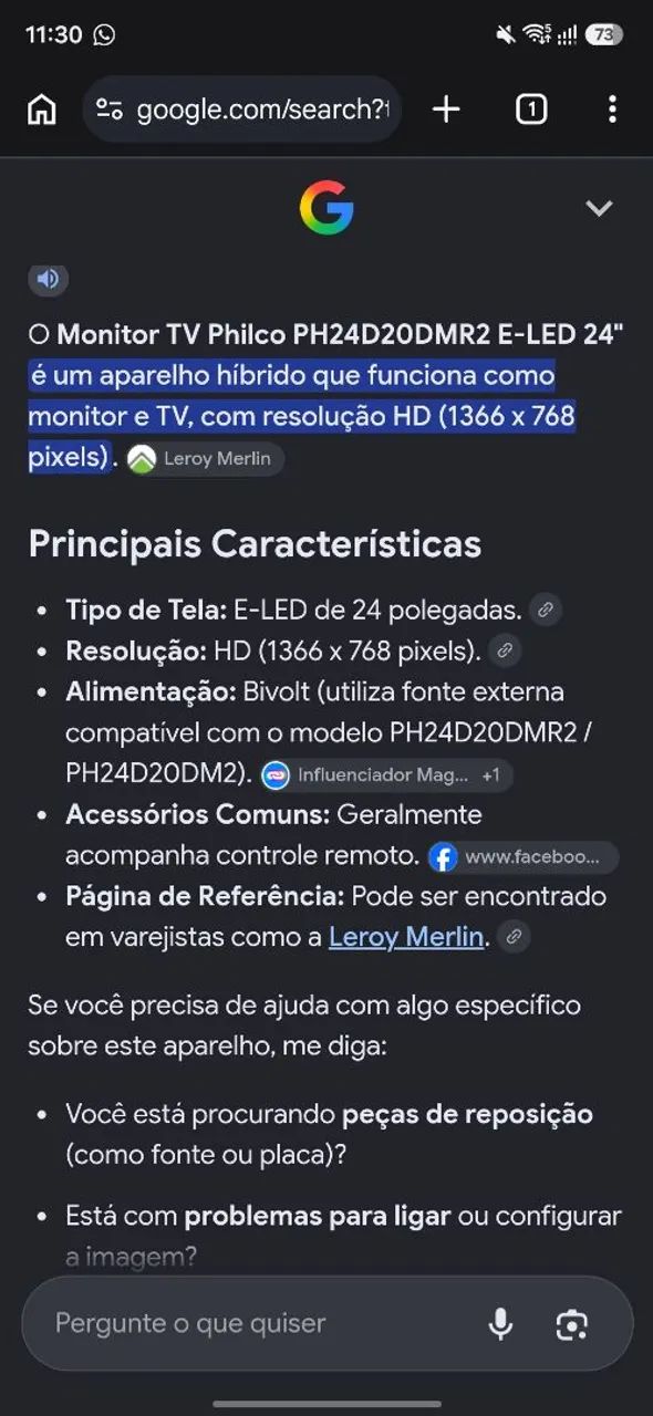 Vendo TV, tela de computador - Foto 2