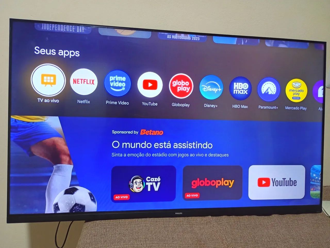 Tv smart Philips 50 polegadas 4k  - Foto 2