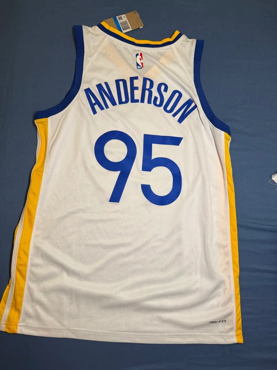 Camisa de Basquete Nike Golden State Warrions branca - Foto 2