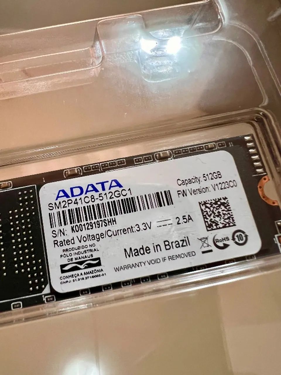 SSD 512gb Adata m2 - Saúde 100% - Foto 2