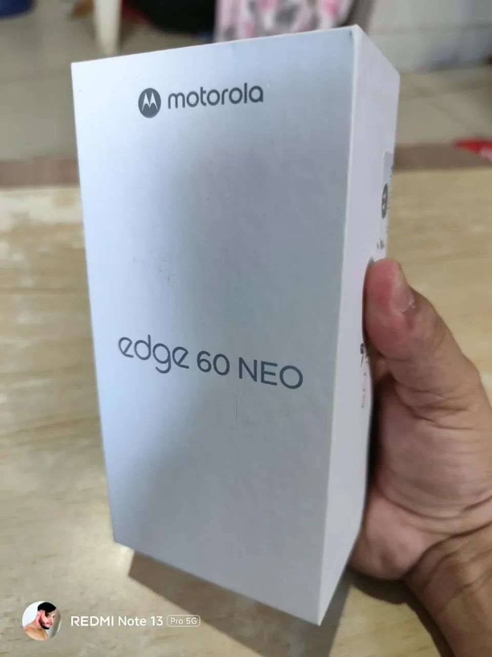 Moto Edge 60 Neo Na Caixa Com