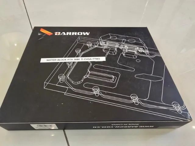 Water Block GPU Barrow - RTX 3080 TI EVGA FTW3 - Foto 2