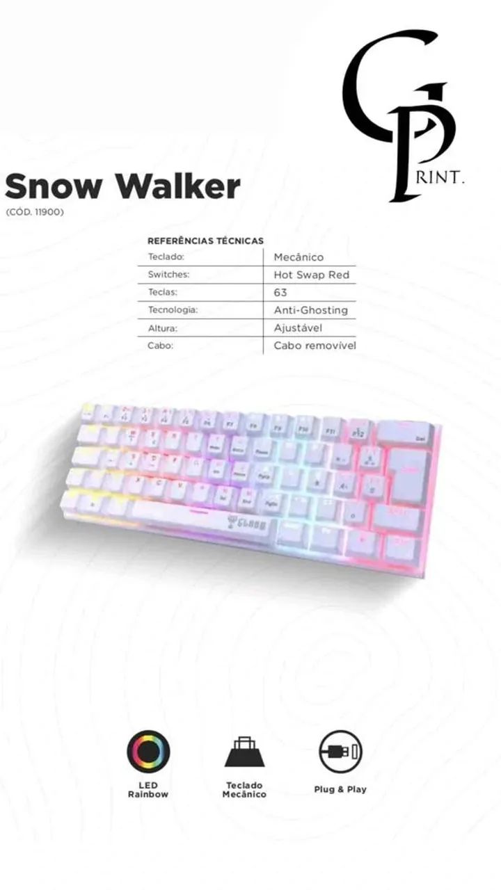 TECLADO GAMER - CLANM