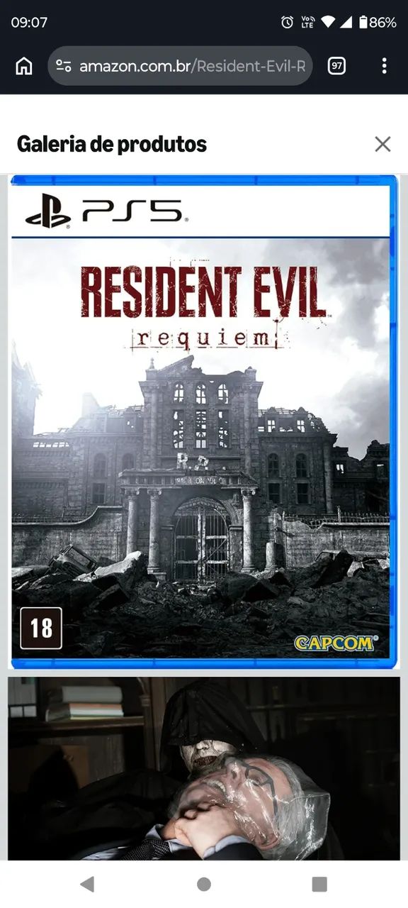 Jogo residente evil réquiem 