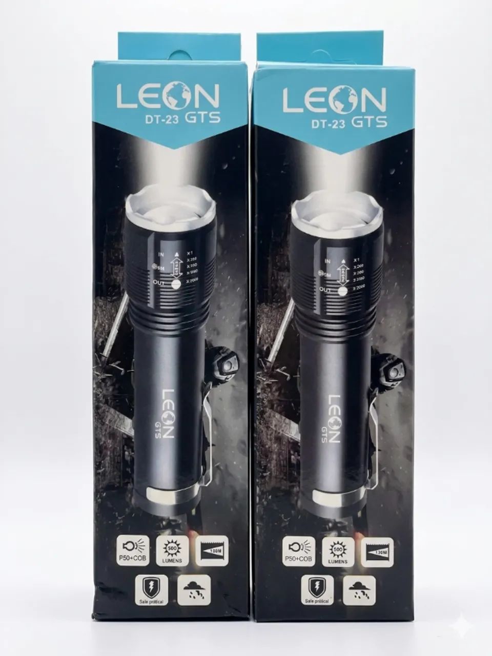 lanterna recarregável Leon dt-23 GTS. 