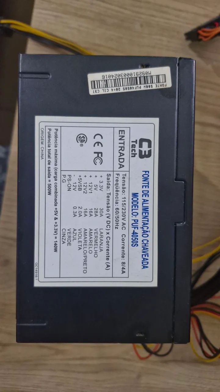 Fonte 500w pc excelente  - Foto 4