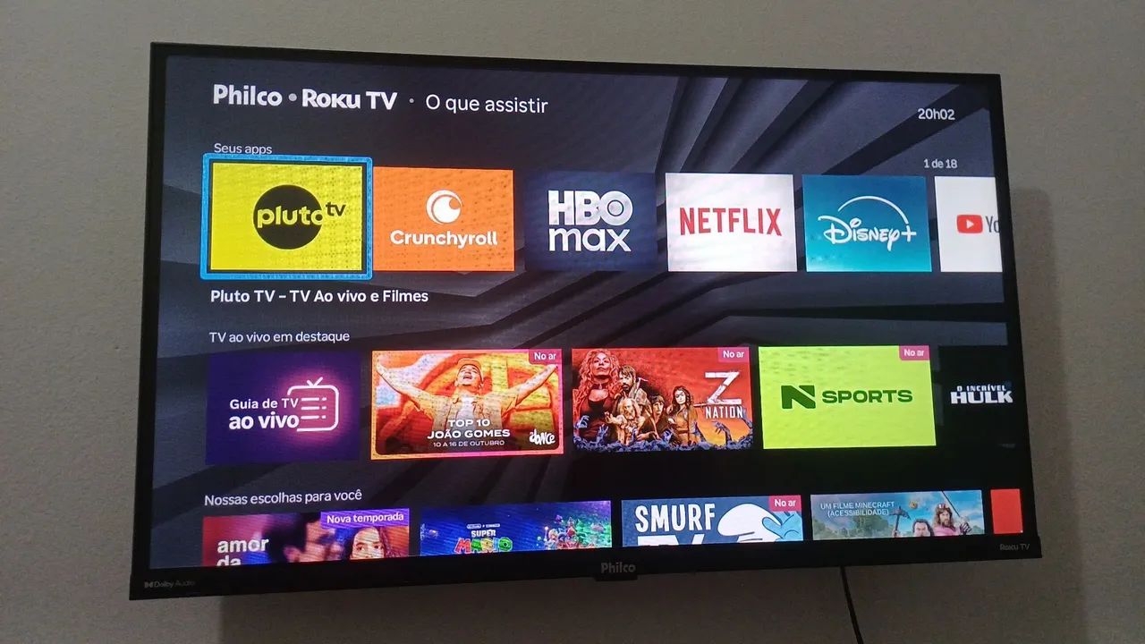 Smart TV Philco Roku 32 Polegadas HD - Controle Incluso<br> - Foto 4