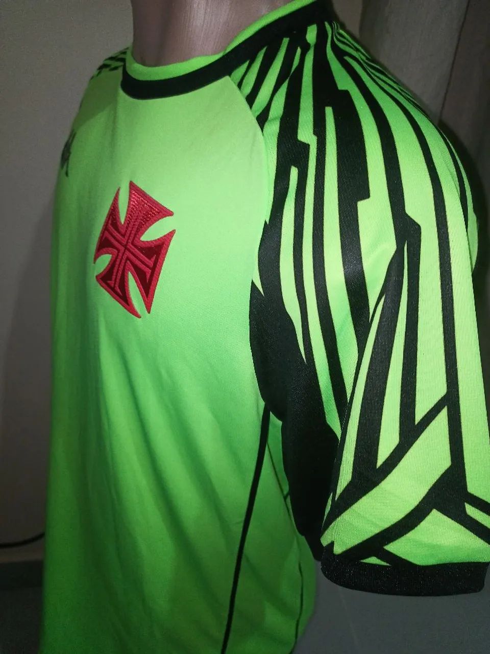 Camisa Vasco Goleiro Kappa Verde limão - Foto 4