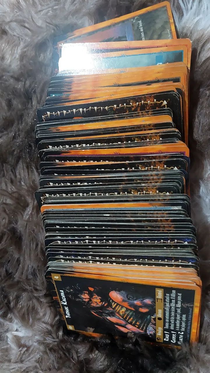 Coleção com 273 cartas RAGE, incluindo raras - Foto 4