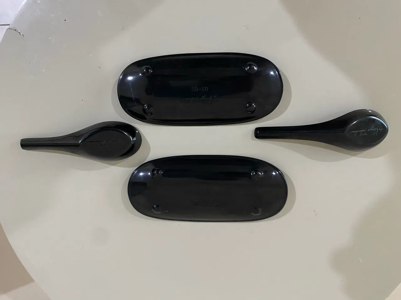 2 bases para hashi + 2 colheres finger food - coleção by kenzo takada - Foto 3