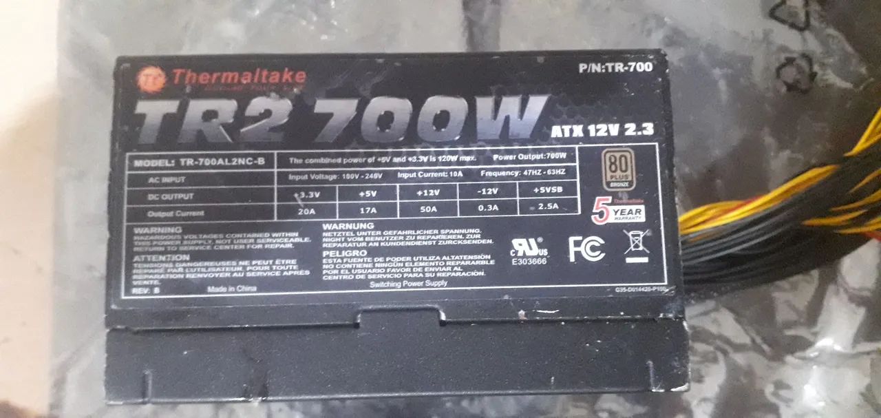 Fonte Gamer 700w real 