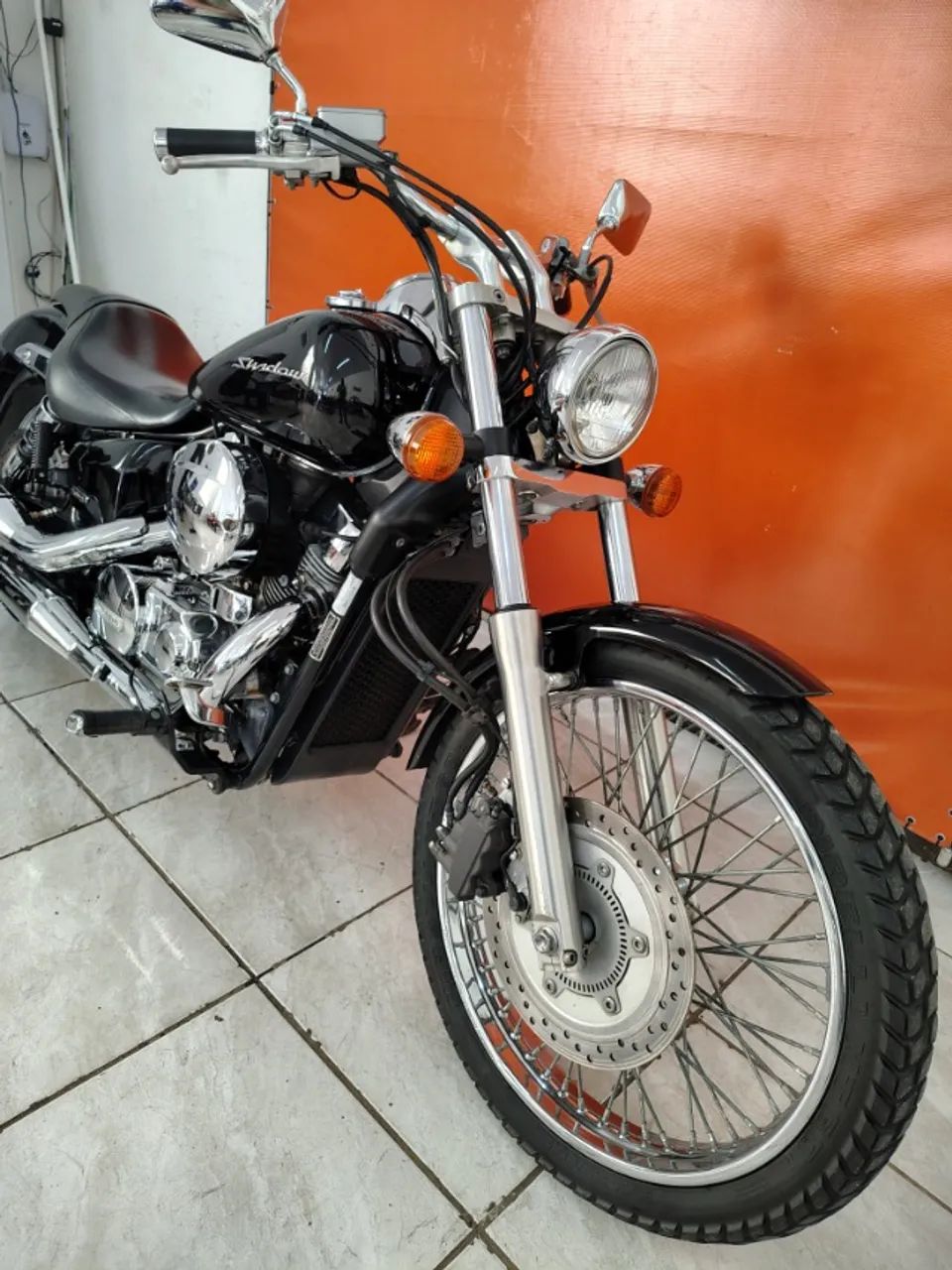 Honda Shadow 750 preta 2012 ( ABS) - Foto 4
