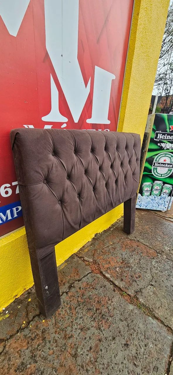 cabeceira cama box casal padrão bem conservada ENTREGA GRÁTIS  - Foto 3