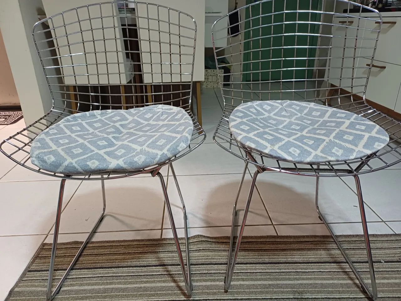 Cadeiras Bertoia -  kit de 3 cadeiras  - Foto 2