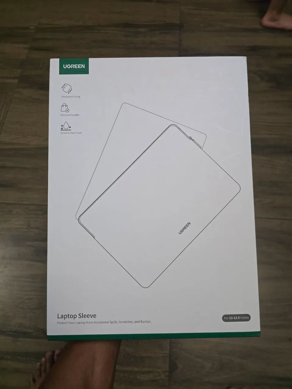 UGREEN CAPA PARA LAPTOP, até 13,9 polegadas - CINZA - Foto 2