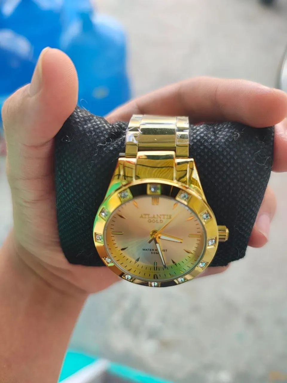 Relógio Atlantis Gold Dourado - Elegante e Chamativo! - Foto 5