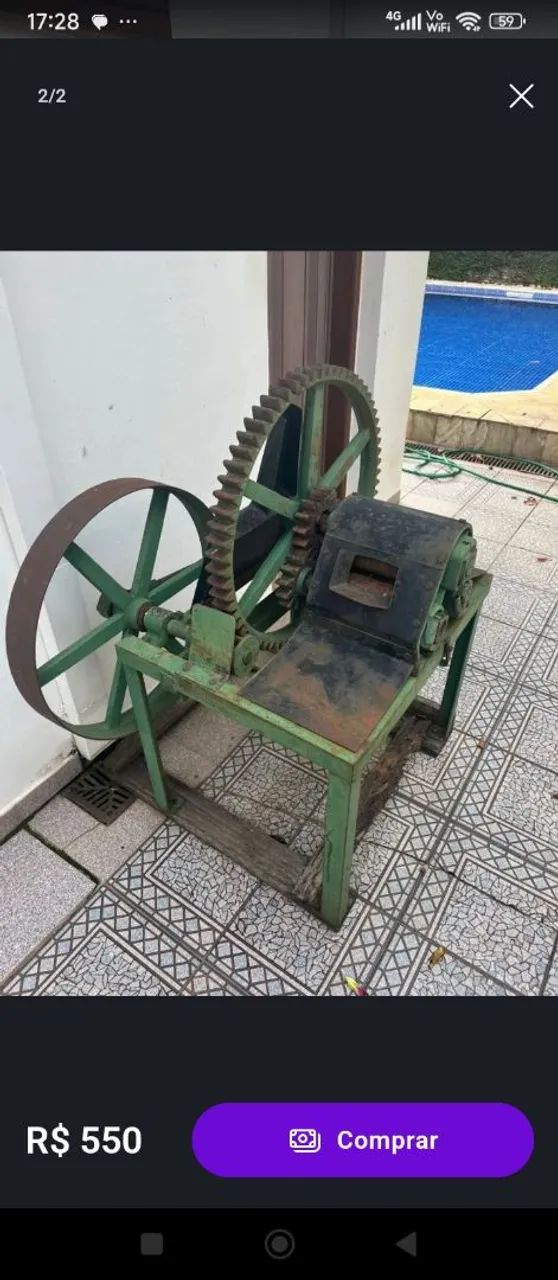 Engenho de cana grande.