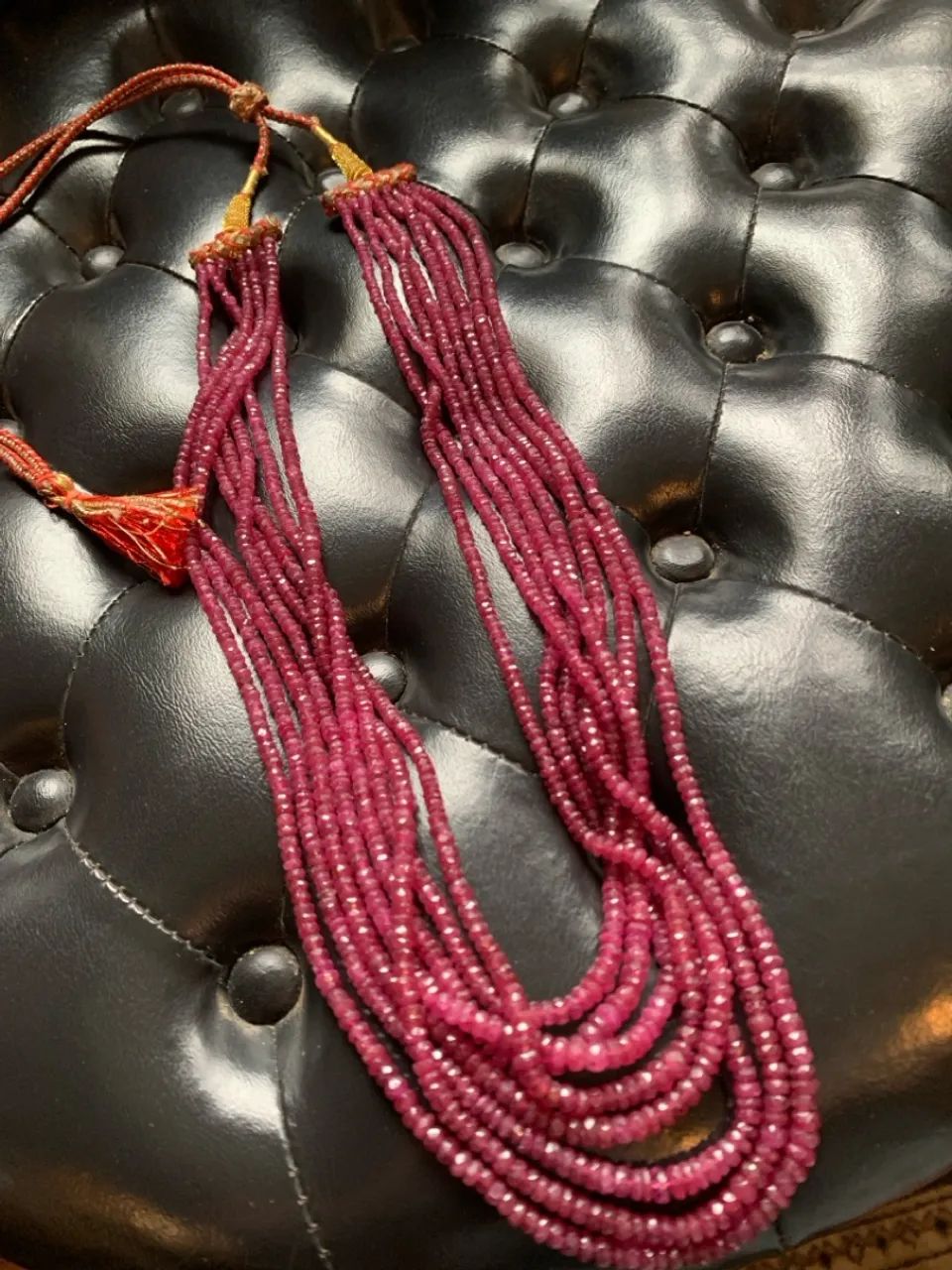 Colar em rubis lapidados  - Foto 2
