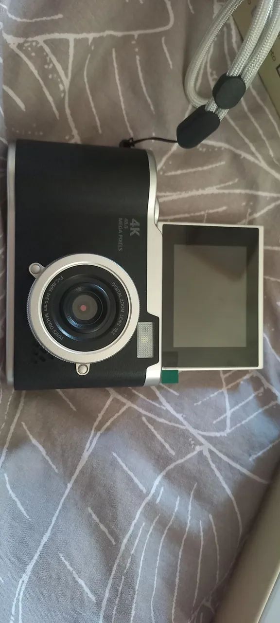  Câmera Digital 4K HWN com Tela Articulada - Foto 4