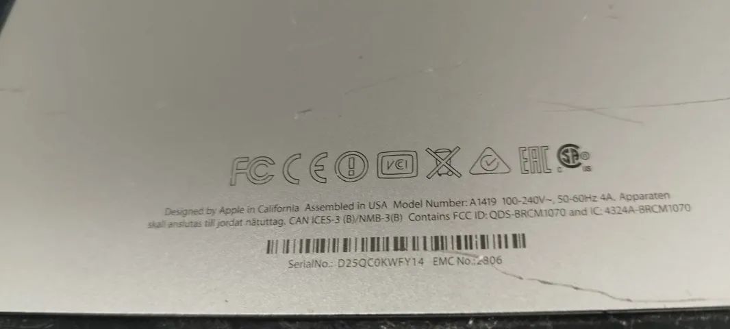 Apple Imac A1419 Ano 2014 de 27 Polegada  - Foto 3