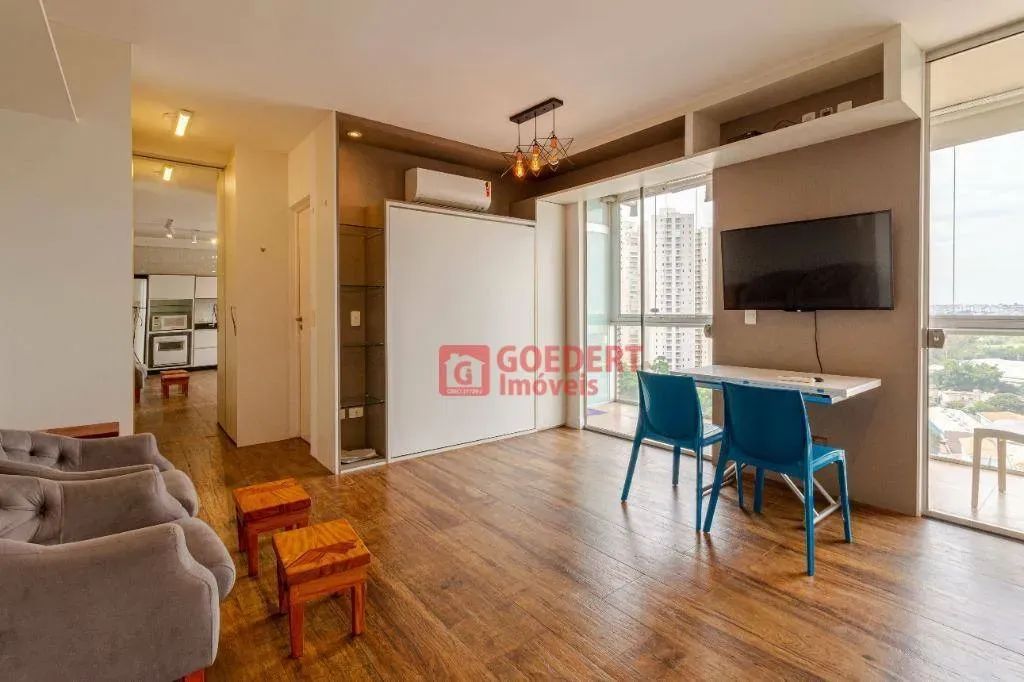 Apartamento Mobiliado tipo Studio Edifício First com 1 dormitório, 38 m² - aluguel por R$  - Foto 3
