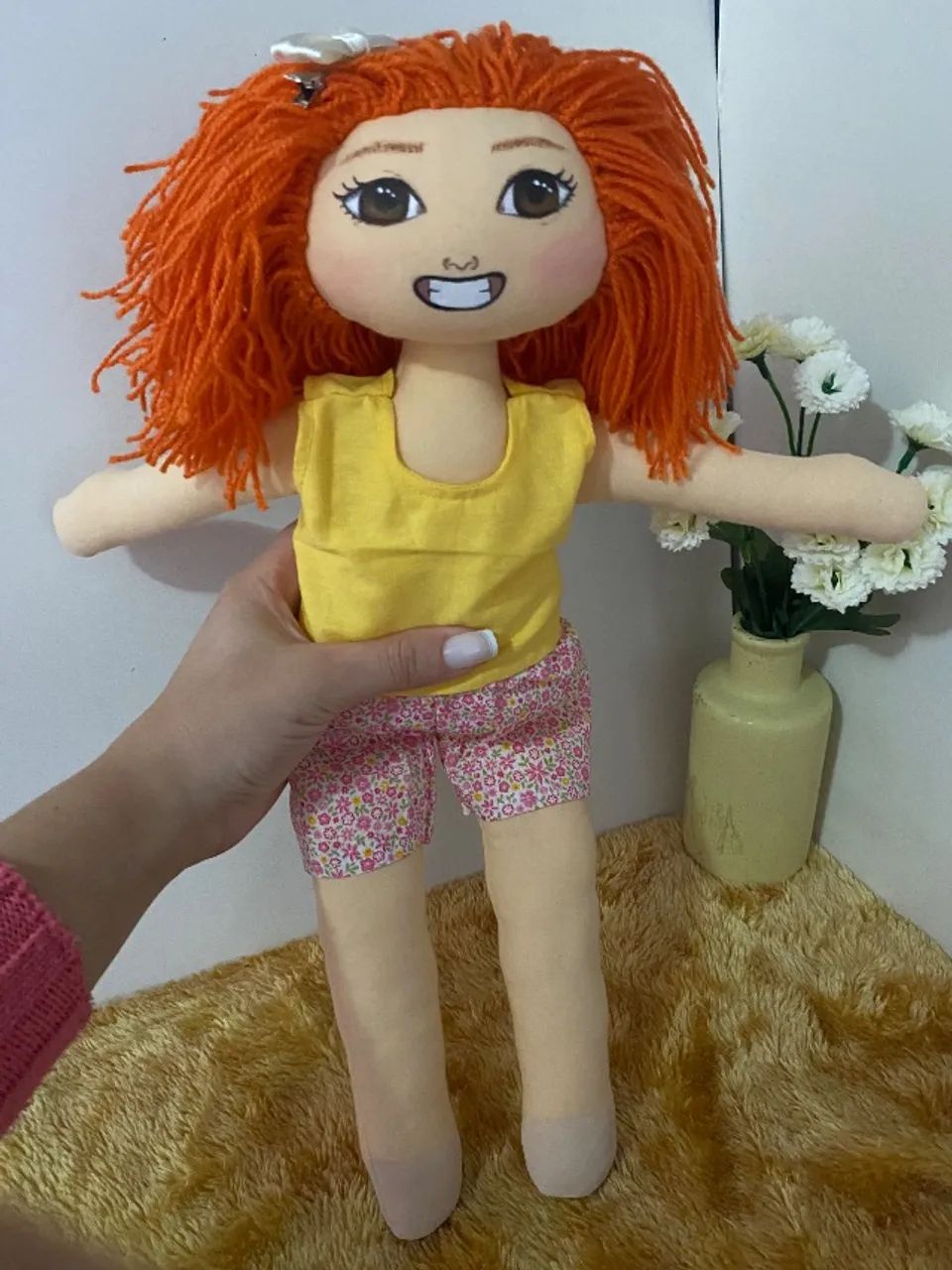 Boneca de pano artesanal  - Foto 3