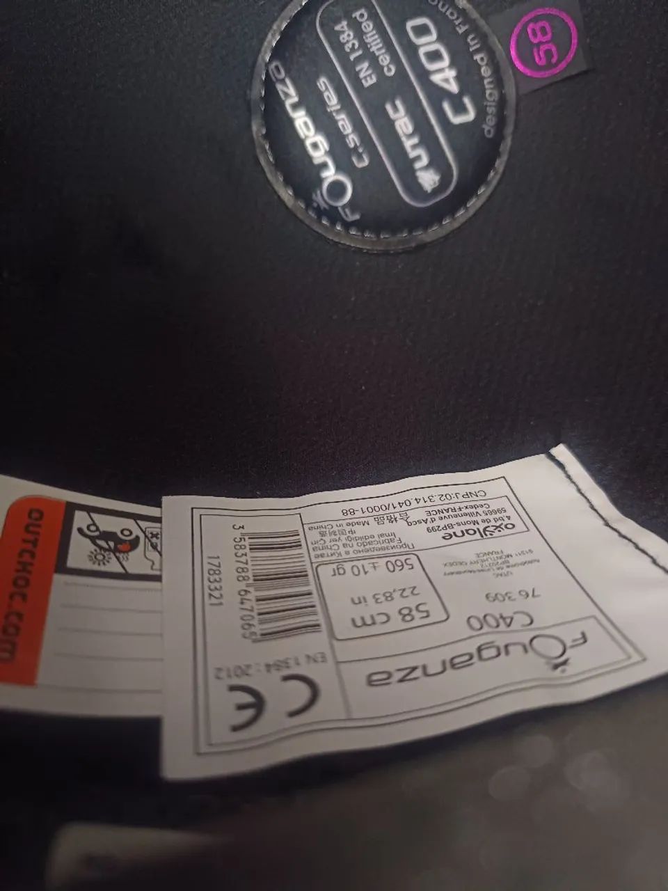 Capacete de equitação Fouganza C 400 infantil. - Foto 3