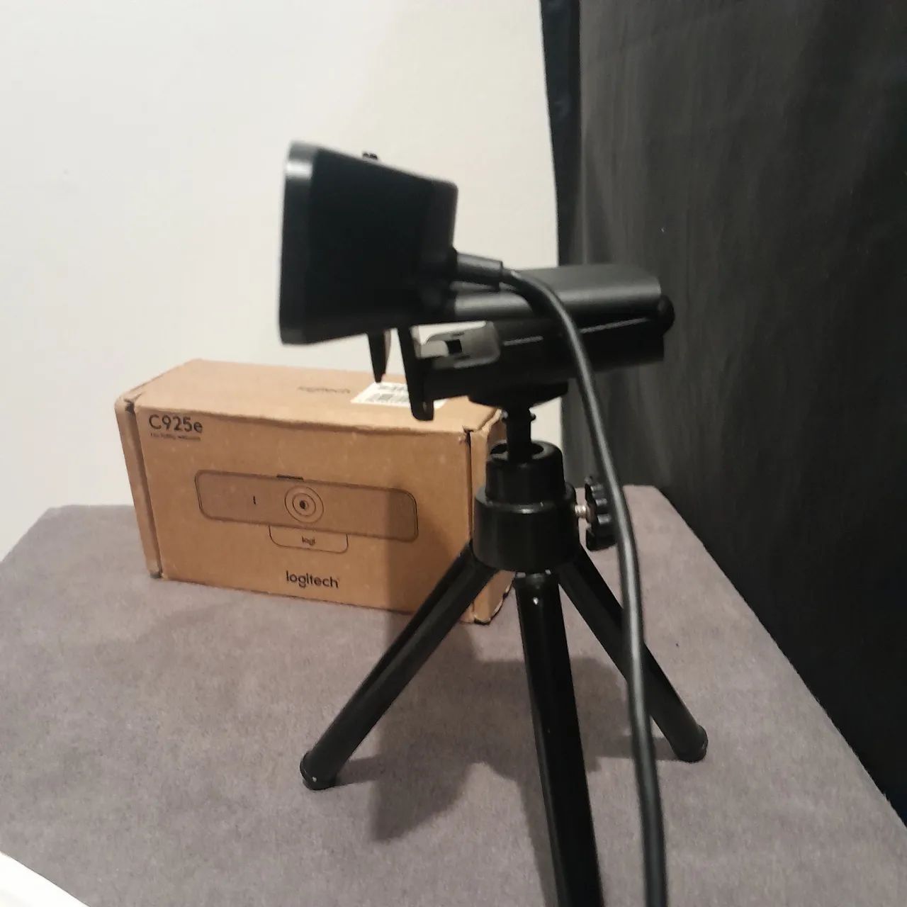 Webcam Logitech C925e Full HD 1080p Autofoco - Seminova - Foto 5