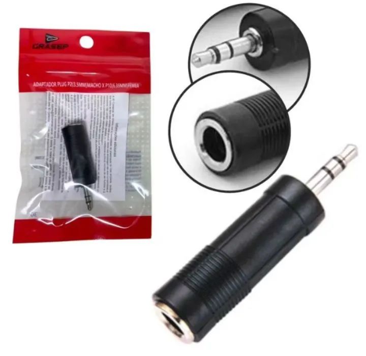 Adaptador audio p10 para p2 - Foto 5