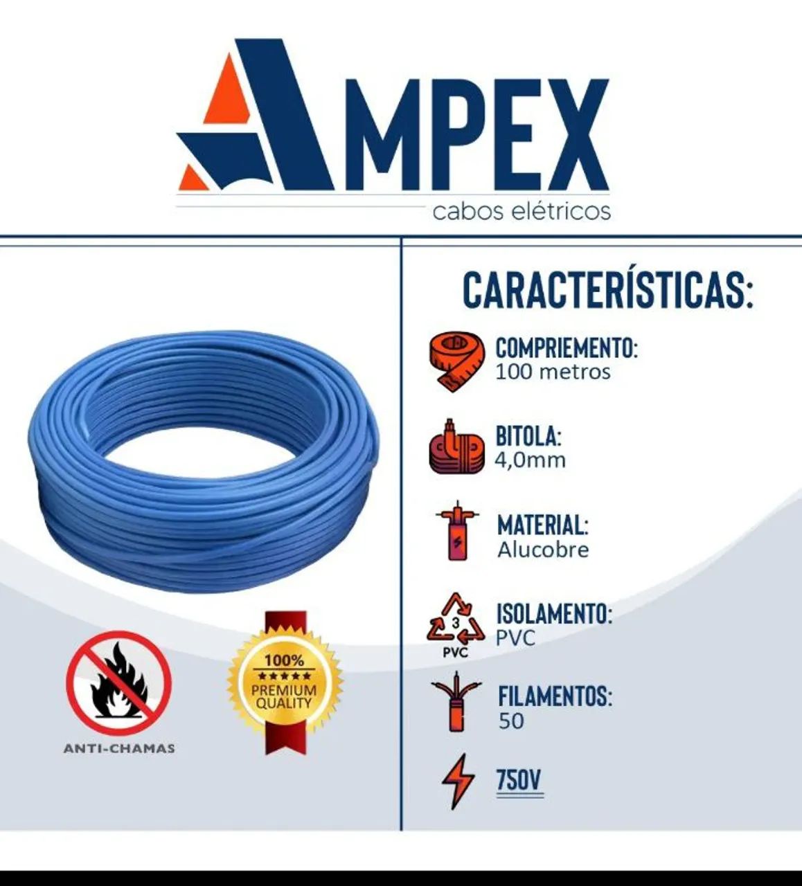 Cabo elétrico 4mm65581399248770122