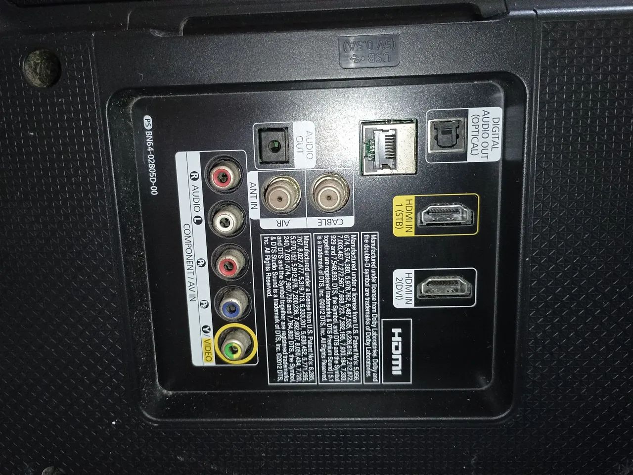 Tv Samsung 48 polegadas para retirada de peças