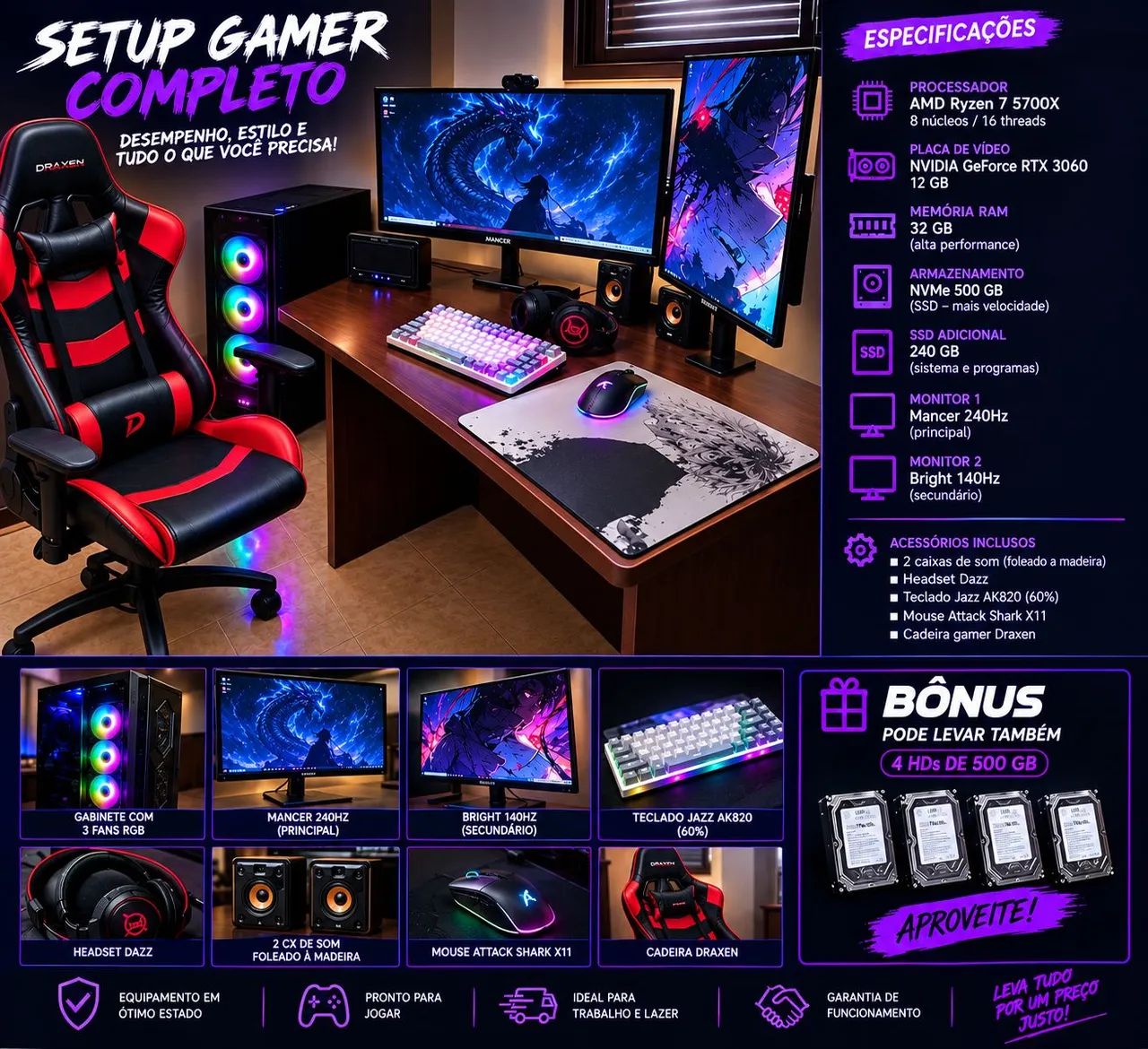 Vendo Pc completo 