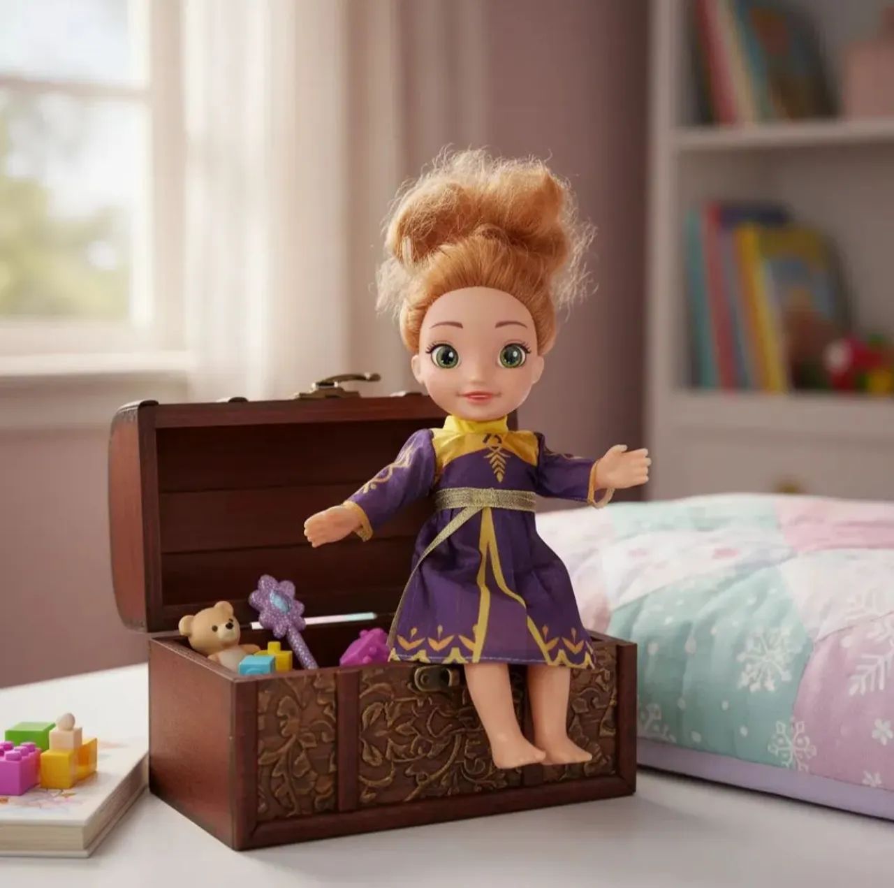 Boneca Ana Frozen Com Som