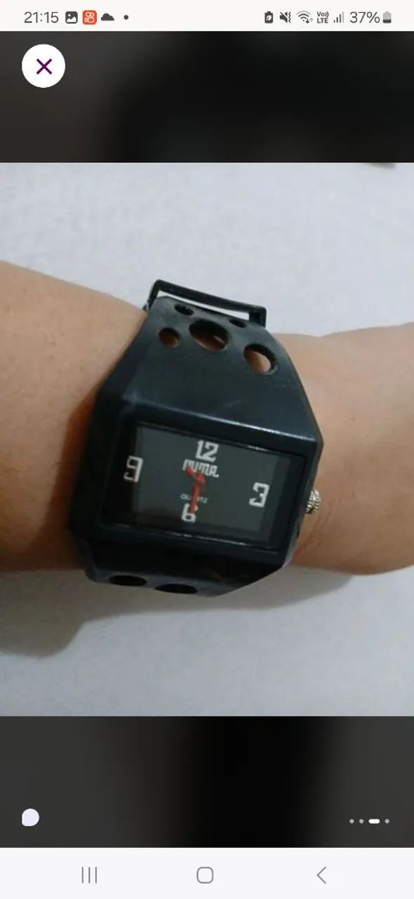 RELOGIO PUMA QUARTZ ESPORTIVO PRETO - Foto 3