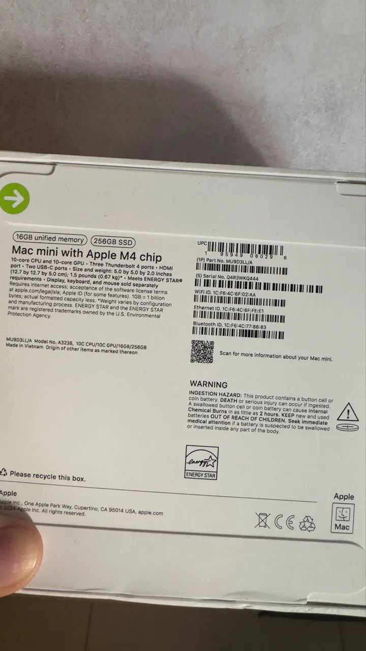 Mac Mini M4 16GB | 256GB (Lacrado) - Foto 2