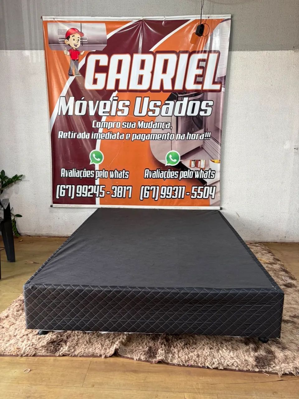 Base de cama box casal (entrego)