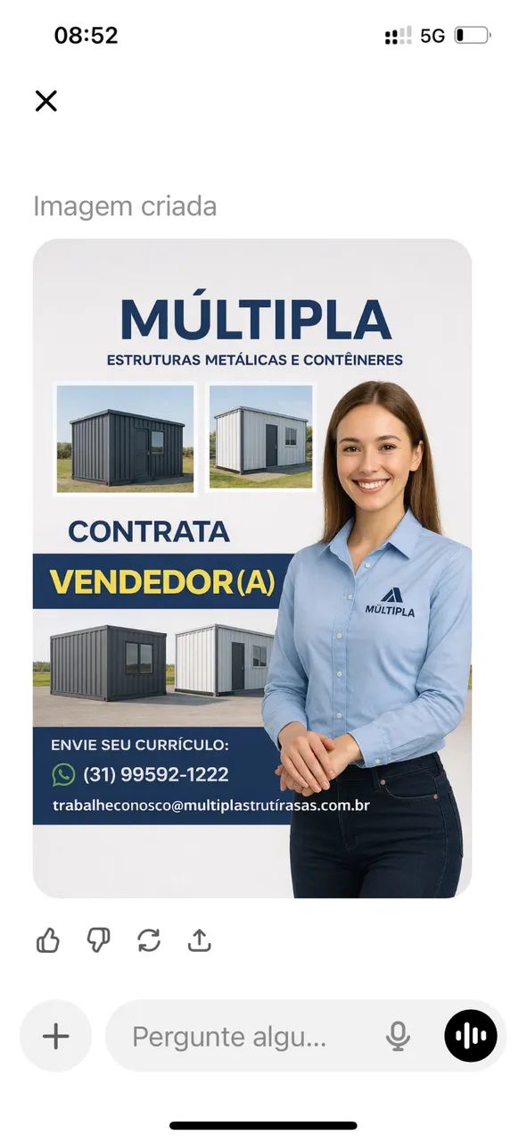 Vendedor (a) atendimento e secretariado precisa.se or ganhos - Foto 2