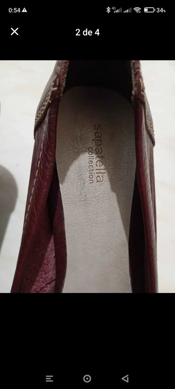 Scarpin Bordô número 37 - Foto 2