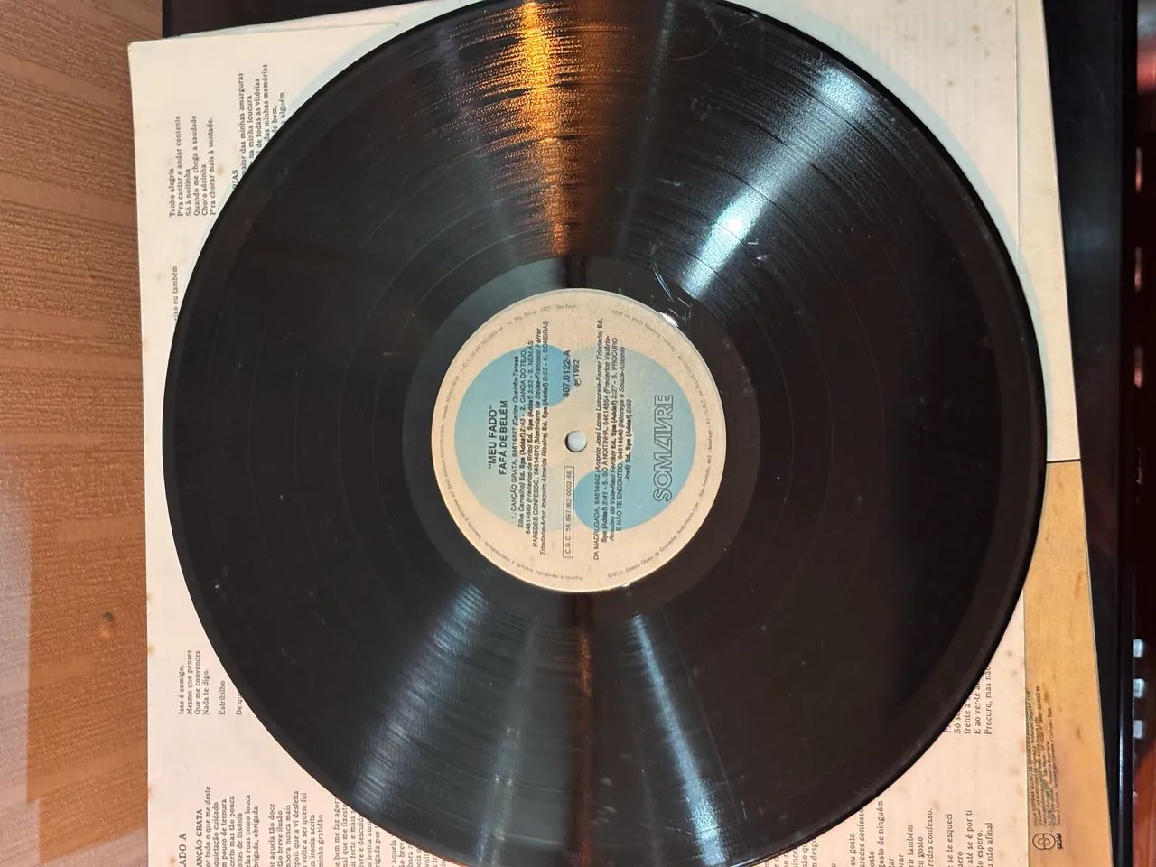 Vinil Fafá de Belém - Meu Fado - Foto 4