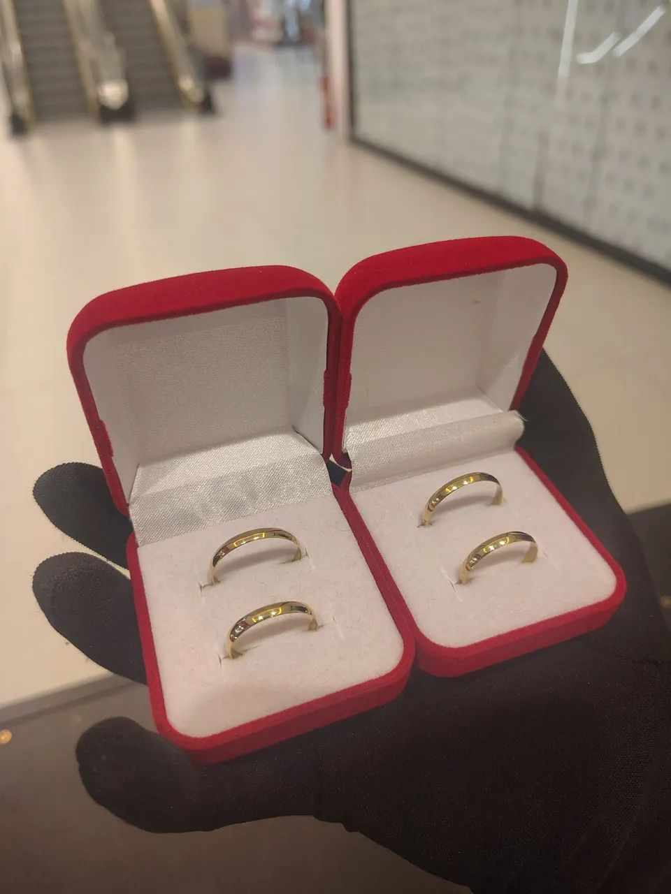 Par de aliança em ouro  - Foto 3