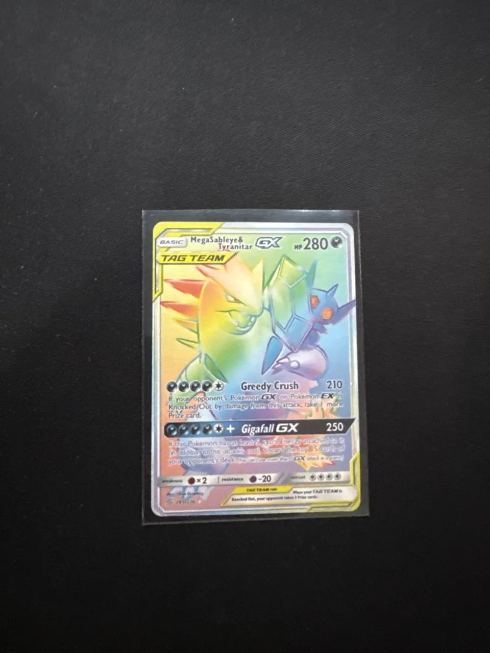 MegaSableyeeTyranitar Gx 