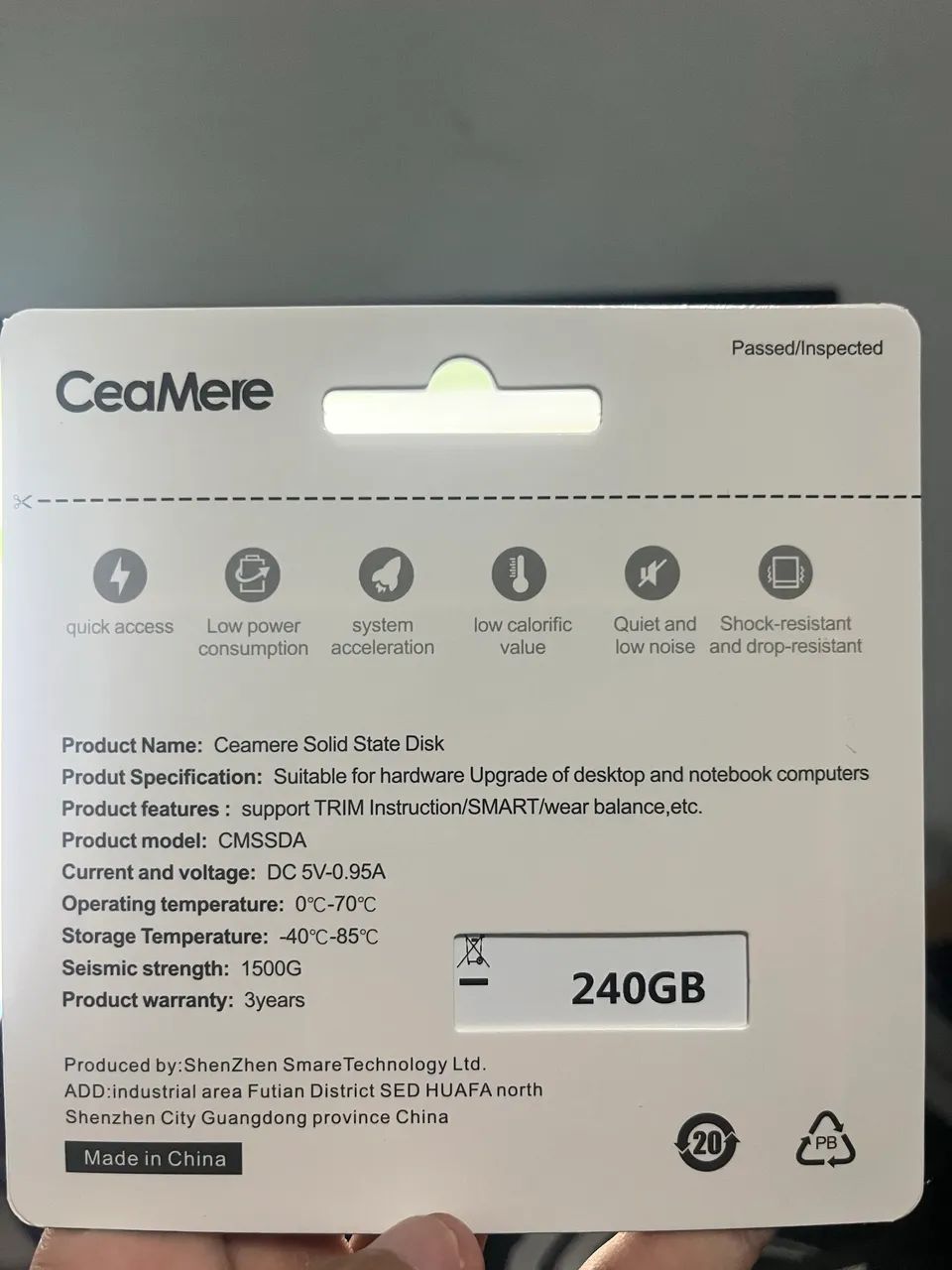 SSD 240GB usados! - Foto 2